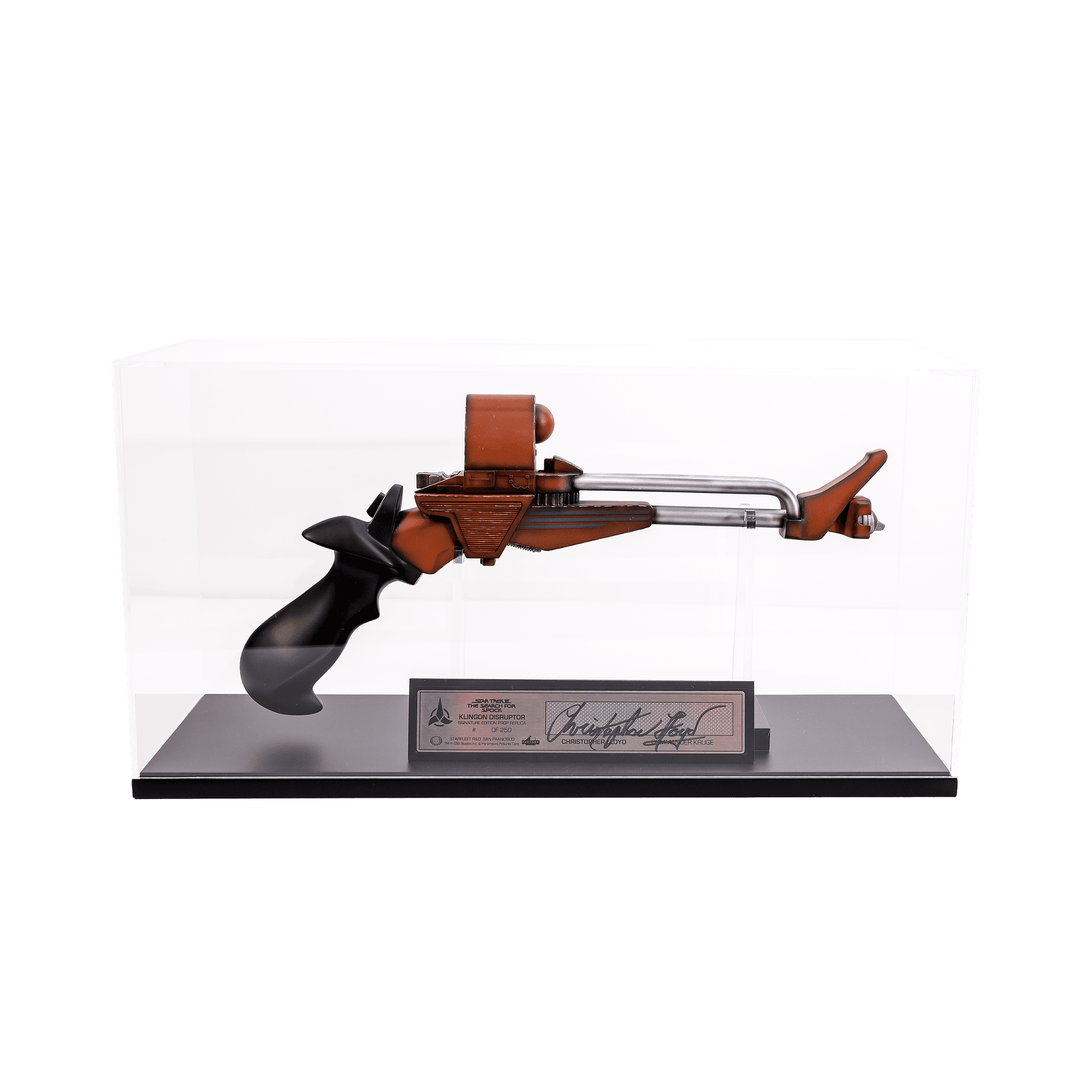 Star Trek III The Search For Spock | Klingon Disruptor Christopher Lloyd Signature Edition Prop Replica image 3