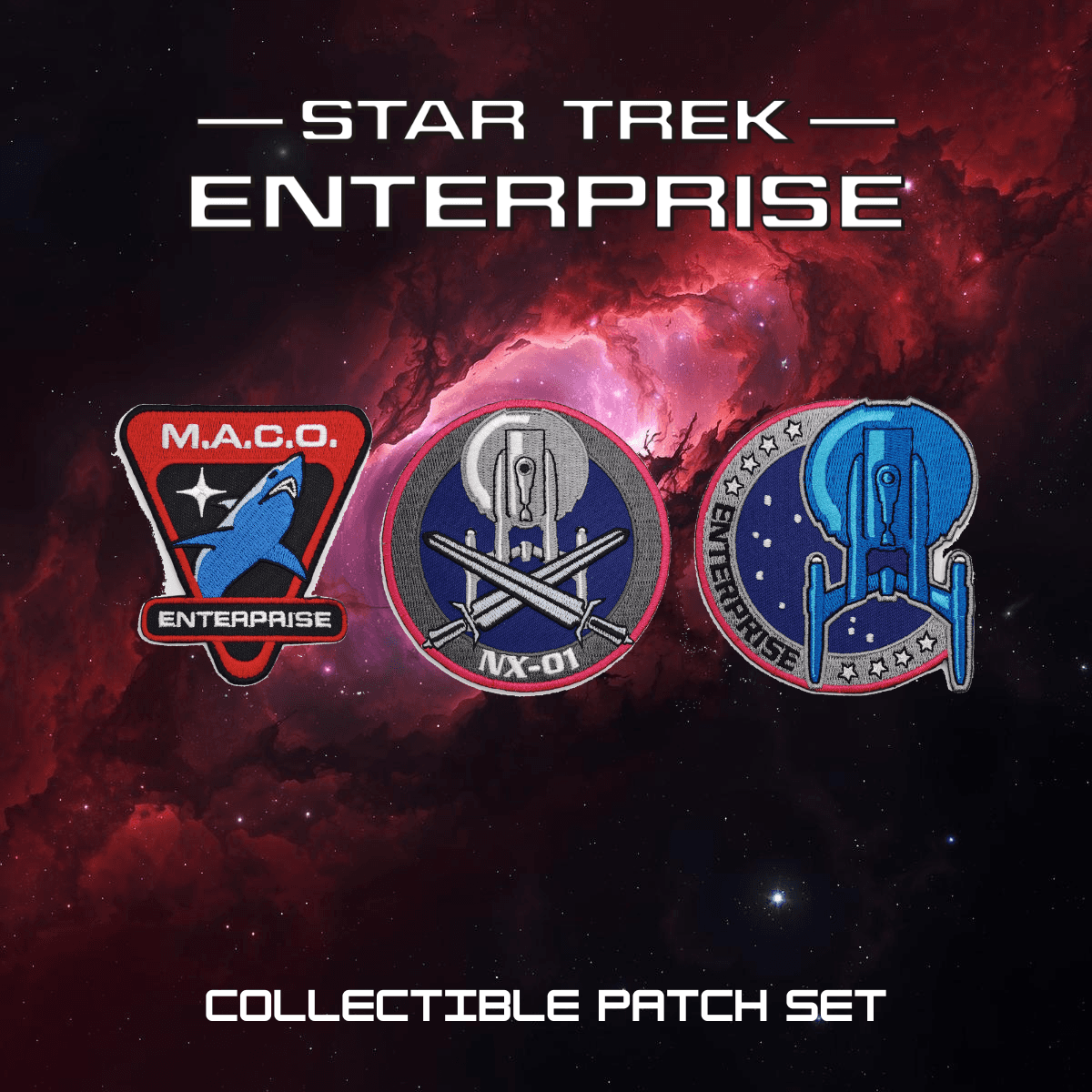Star Trek | Enterprise Collectible Patch Set