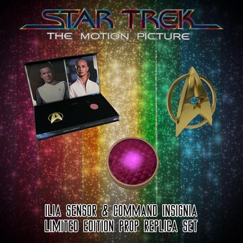 Star Trek | The Motion Picture Ilia Sensor And Command Insignia Limited Edition Prop Replica Set image 3