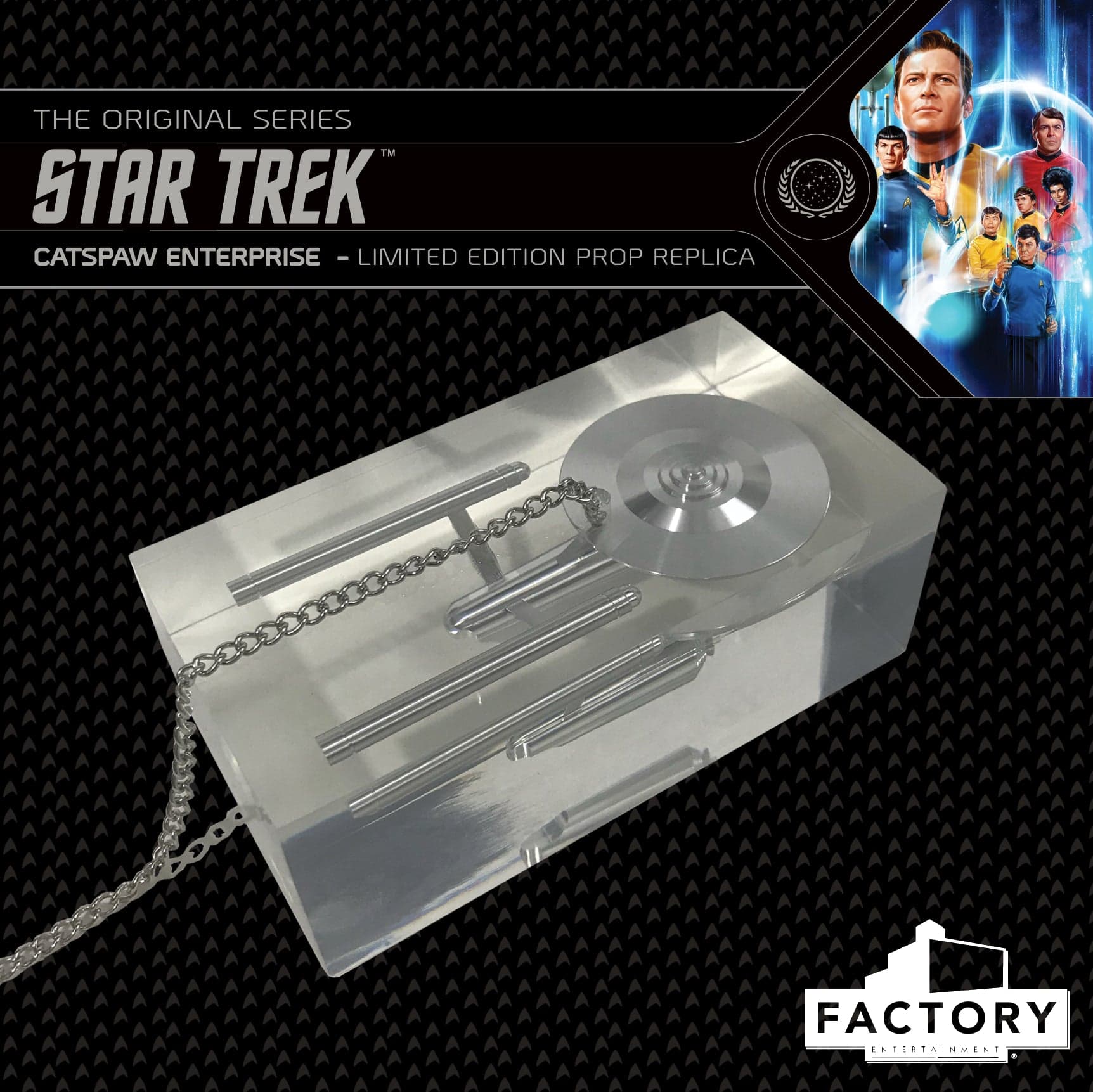 Star Trek | Catspaw Enterprise Prop Replica (Acrylic-Encased, SDCC 2024) image 8